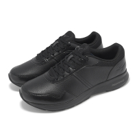 Mizuno 健走鞋 ME-NS 男鞋 黑 皮革 緩衝 全黑 休閒鞋 美津濃 B1GE2404-08