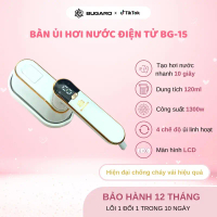 Mẫu Điện Tử BG-15.Tích hợp Ủi Đứng Ủi Nằm.Bàn ủi .Công suất 1300w.Bảng điện tử hiển thị chế độ Uỉ.Bà
