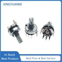 Tay cầm chiết áp RV17, 5 CÁI, với công tắc, Chiều dài tay cầm 15MM, 5 chân, Thích hợp cho B1K, 2K, 5
