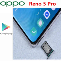 International Version Oppo Reno 5 Pro CPH2201 Mobile Phone Dimensity 1000+ 6.55" 90HZ 12GB RAM 256GB ROM 64.0MP NFC 65W Charger