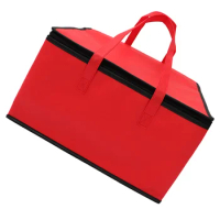 Thermal Food Delivery Bag Insulated Grocery Shopping Bags Reusable Take Out Reusable Grocery Bag Large Capacity Catering Bag
