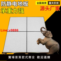 【台灣公司 超低價】全鋼防靜電地板600 機房抗靜電活動地板高架空PVC網絡地板廠家