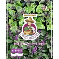 Bibit Premium Basil Bicolor | Benih Basil Bicolor | Bibit Biji Basil