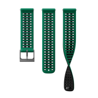 Suunto 22mm Athletic 9 矽膠錶帶 S+M 松綠色