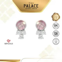 ILY GOLD Pink Theory - Bazel Earring / Anting