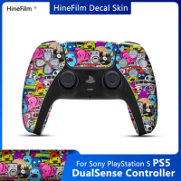 For Playstation 5 Controller Decal Skin Wrap Cover Film PS5 wireless Remote Controller Sticker Cover Film PlayStation5
