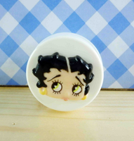 【震撼精品百貨】Betty Boop 貝蒂 外出分裝圓罐-白頭 震撼日式精品百貨