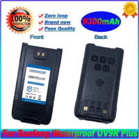 LOSONCOER UV-9R Plus 9300mAh Battery For Baofeng Waterproof UV-9R Plus Walkie Talkie UV9R Plus Handheld Ham Two Way Radio