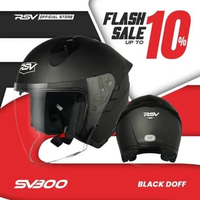 Helm RSV SV300 BLACK DOFF DOUBLE VISOR LG