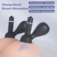 Nipple Sucker Stimulator Vibrator Breast Enlargement Nipples Massager Brush Clit Vibrator Female Masturbator Sex Toys For Woman