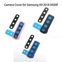 5 Sets Back Camera Glass Lens Cover and Frame Holder For Samsung Galaxy A9 2018 A920F A9 Star Pro A9s Back Camera Lens