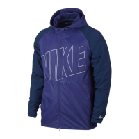 【NIKE GOLF】Nike Golf 輕量防風連帽薄外套-藍 833317-512
