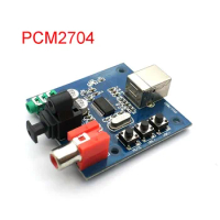 PCM2704 Audio DAC USB to S/PDIF Sound Card Decoder Board 3.5mm Analog Coaxial Optical Fiber Output Hi Fi Module