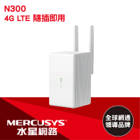 Mercusys 水星 WiFi 4 N300 4G LTE 路由器/分享器(MB110-4G)