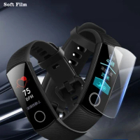 Soft TPU Protective Film For Huawei Honor Band 5 Full Cover Screen Hydrogel Protector Film For Huawei Honor Band 5