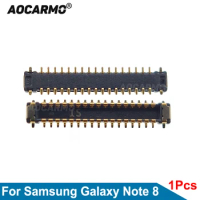 Aocarmo For Samsung Galaxy Note8 SM-N9500 Note 8 Front Camera FPC Connector On Motherboard And Flex Cable Repair Part