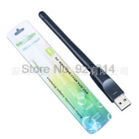 500pcs/lot 150Mbps Wireless Network Card Mini USB WiFi Adapter LAN Wi-Fi Receiver Dongle Antenna 802.11 b/g/n for PC Windows Mac