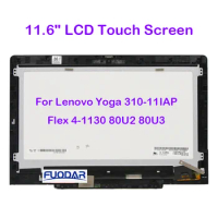 11.6" Laptop LCD Touch Screen NT116WHM-N42 V8.0 NT116WHM N42 LP116WH7 SPB1 For Lenovo Yoga 310-11IAP Flex 4-1130 80U2 80U3