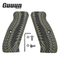 Guuun G10 CZ Grips for CZ 75 Full Size SP-01, Sunburst Texture