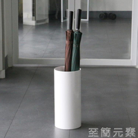 歐式藝術圓柱形雨傘桶雨傘架雨傘收納桶pvc塑料雨傘收納架 樂樂百貨