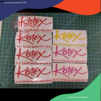 Sticker Cutting Kotex Sticker Timbul