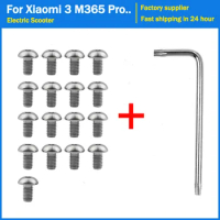 17 PCS Bottom Battery Cover Screws Metal Stainless Steel Screws for Xiaomi Mijia M365 And Pro Electric Scooter Repaired Parts