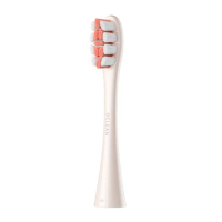 【Oclean 歐可林】2入組牙菌斑清潔型刷頭-P1C8(金柄/銀橙絲)