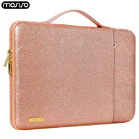Laptop Sleeve Waterproof PU Leather Handbag for MacBook Air Pro 13 14 inch M2 M1 Lenovo HP Dell Notebook Tablet Case for iPad
