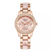 Alexandre Christie Alexandre Christie 2932 Rosegold Kombinasi Pink Diamond Ring Cewek