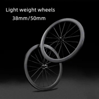 Clincher Carbon Wheelset Carbon Wheels 38mm/50mm Bicycle Road 700C Carbon Racing Bike Wheels Ruedas Carbono Bicicleta Carretera