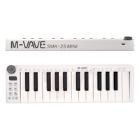 M-Vave SMK-25 MIDI คีย์บอร์ดแบบชาร์จไฟได้25-Key MIDI Control Keyboard Instrument Mini Portable USB Keyboard MIDI Controller
