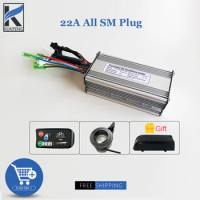 Ebike 22A Controller 9 Mosfets 36V 48V 500W With LCD LED Display Ebike Parts Accessies For Electric Bicycle Conversion Kit