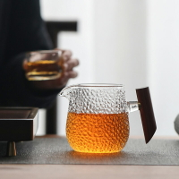 陶福氣玻璃公道杯加厚耐高溫分茶器高檔茶具日式茶海公杯茶漏套裝