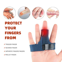 1PC Adjust Aluminium Finger Fixing Splint Brace Hand Fixed Tape Bandage Pain Relief Arthritis Joint Support Knuckle Care