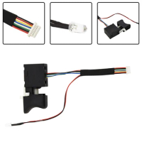 Black Electric Drill Switch Adjustable Drill Speed Controller Brushless CW/CCW Cordless Drill Trigger Switch For FA2-16/1WEK