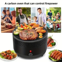 1pc Electric Oven, USB Powered Outdoor Camping Barbecue Stove, Tea BBQ Pot, Household Indoor Baking Pan Charcoal Oven