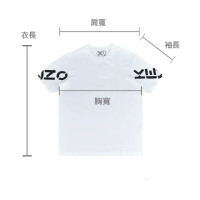 【KENZO】KENZO標籤LOGO袖口字母印花純棉短袖T恤(男款/白)