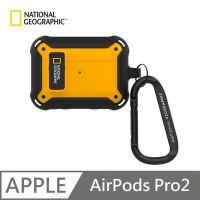 National Geographic 國家地理 Rugged Bumper 卡扣式 耳機保護殼 適用 AirPods Pro 2 - 黃色