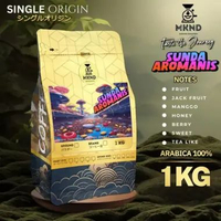 KOPI ARABIKA SUNDA AROMANIS 1 KILOGRAM (KG) SINGLE ORIGIN MKND COFFE ROASTERY BIJI