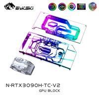 Bykski Active Backplate GPU Block For NVIDIA RTX3080 3090 GALAXY/Palit/KFA2/Maxsun/Leadtek/Gainward VGA VRAM Dual Side Radiator