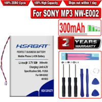 HSABAT 300mAh Battery for SONY MP3 NW-E002 NW-E003 NW-E005