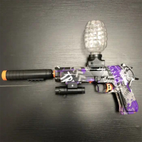 Electric Toy Gun Toy Sliding Automatic Splatter Ball Shooting Games Ideal Gift for Kids Boys Adult M92 toy gun