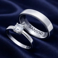 San950 Perak Cincin Nikah Couple perak pria