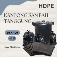 Kantong plastik sampah besar 60x100 / trash bag isi 10 lembar