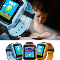 Kids Smart Watch GPS Positioning LED Flash Light Step Record Alarm Clock Watch for Children NK-Shopping
