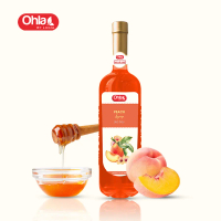 Siro Đào Ohla 750ml (chai thủy tinh)