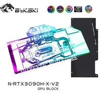Bykski GPU Water Block For GALAXY Palit KFA2 Maxsun Leadtek Gainward RTX3080 3090 Graphics Card Radiator,VGA Watercooler