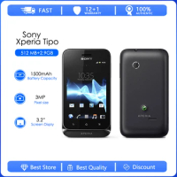 Sony Xperia tipo ST21 ST21i Refurbished-Original GSM 3.2"inch 3G 3MP GPS WIFI Android Smartphone 512 RAM 1500 mah 480p Cellphone