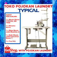 Mesin Obras TYPICAL GN-795D - Obras Benang 5 Industrial Motor Servo