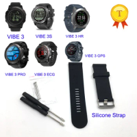 best sell bracelet silicone wrist strap watchband for Zeblaze VIBE 3 HR VIBE 3 PRO VIBE 3 3s ECG gps smart watch smart band belt